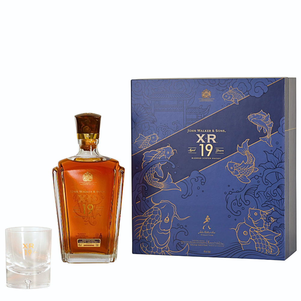 Hộp quà Rượu John Walker  Sons XR aged 19 years Blended Scotch Whisky 40% 750ml