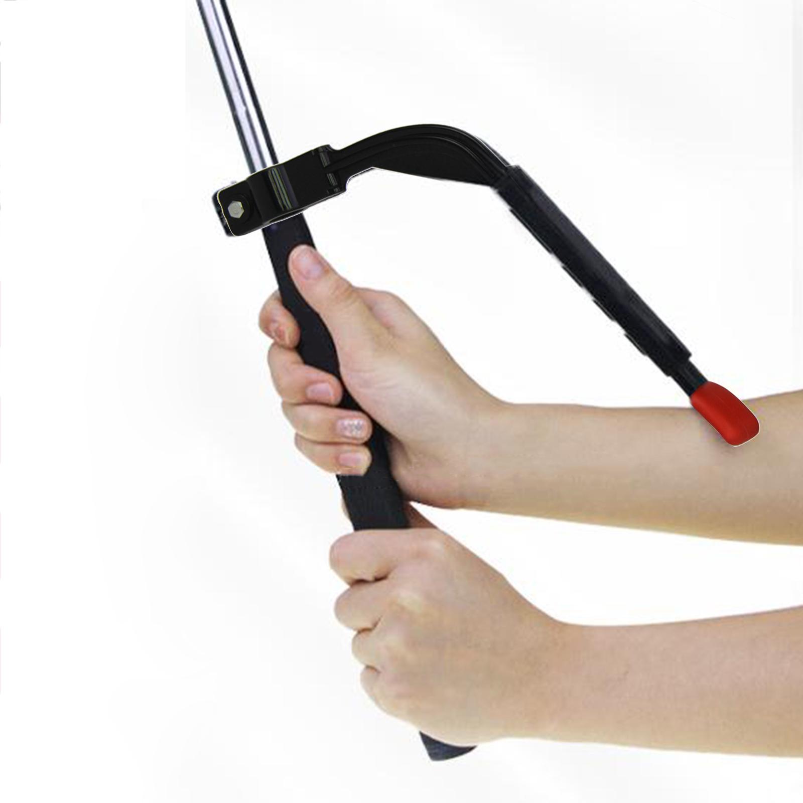Durable Rubber Golf Swing Trainer Rubber Golf Swing Guide Training Aid Posture Grip Alignment Corrector Learning Tool