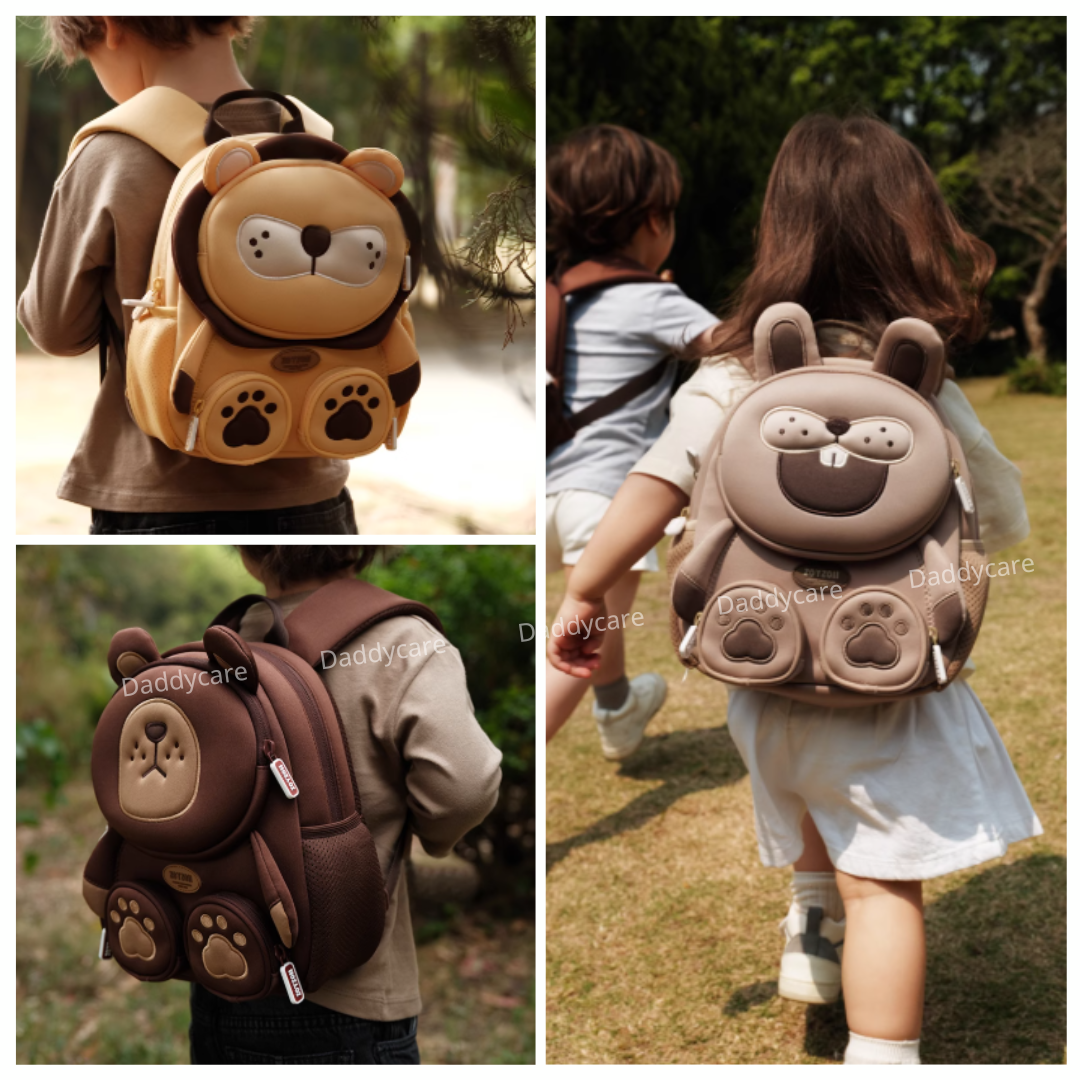 Balo cho bé mầm non chính hãng Zoyzoii Animal Series Safety Backpack