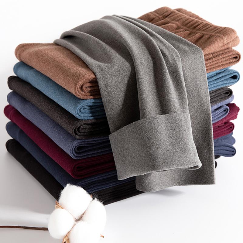 Quần Lót Sinh Nhiệt Đáy Nam Nhung Ấm Áp Mùa Đông Nhà Quần Lót Oversize 4XL Liền Mạch Thoải Mái Thoáng Khí Độ Đàn Hồi Đơn Giản