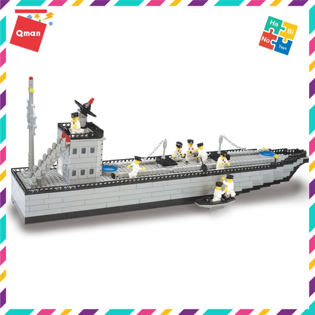 Bộ Đồ Chơi Xếp Hình Thông Minh Lego Quân Sự Qman Tàu Chiến Hạm 112 Cho Trẻ Từ 6 Tuổi 910 Chi Tiết