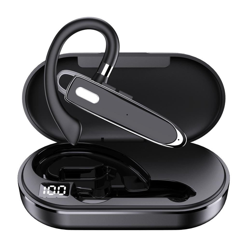 Bluetooth Headset V5.1 Noise Reduction Handsfree Earpiece for Office Gym Running