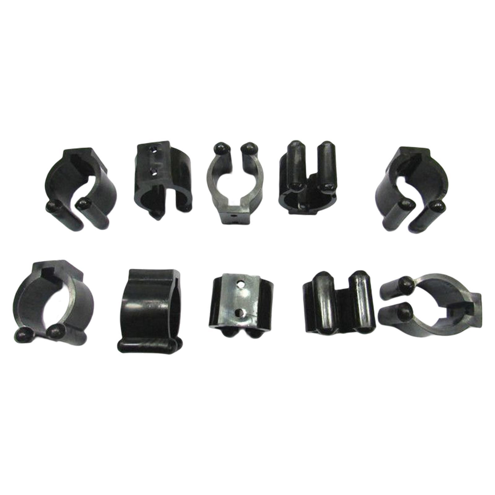 Black fishing rod storage clips accessories Large