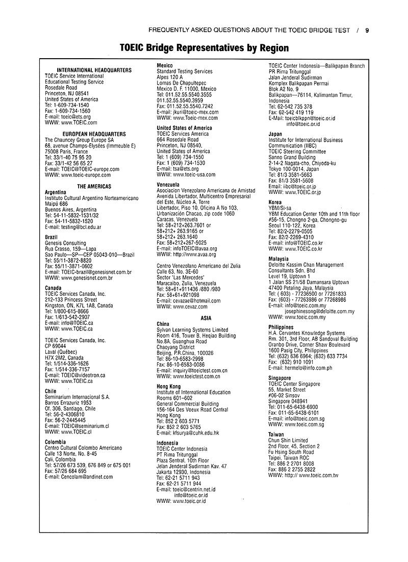 Toeic Bridge Test - 2019
