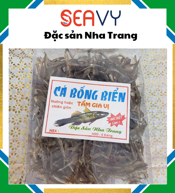 Đặc Sản Nha Trang - Khô Cá Bống Biển Hộp Seavy 400G