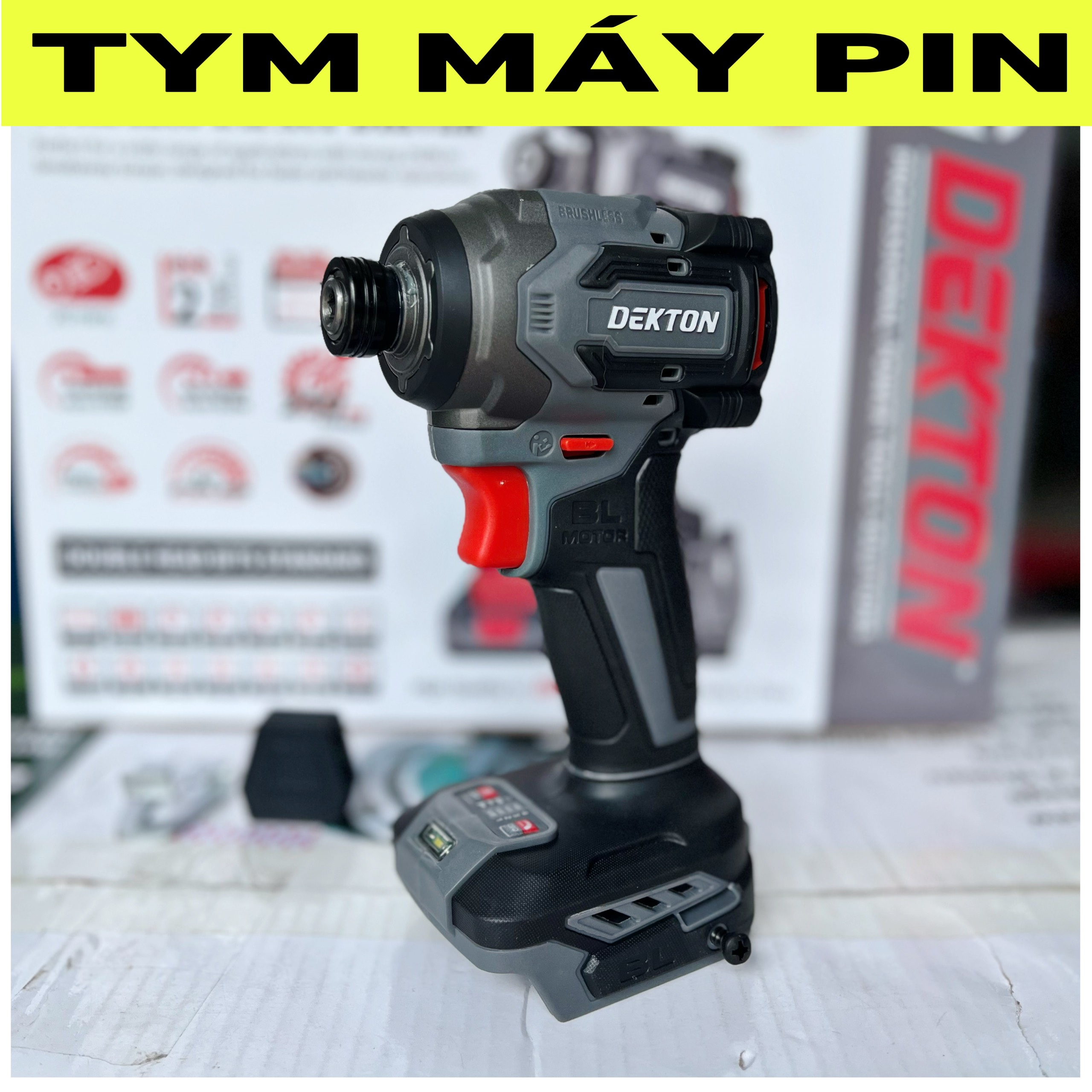 Bộ Máy Chuyên Vít Búa Dekton M21-CV250NCP – 21V – TYM MÁY PIN