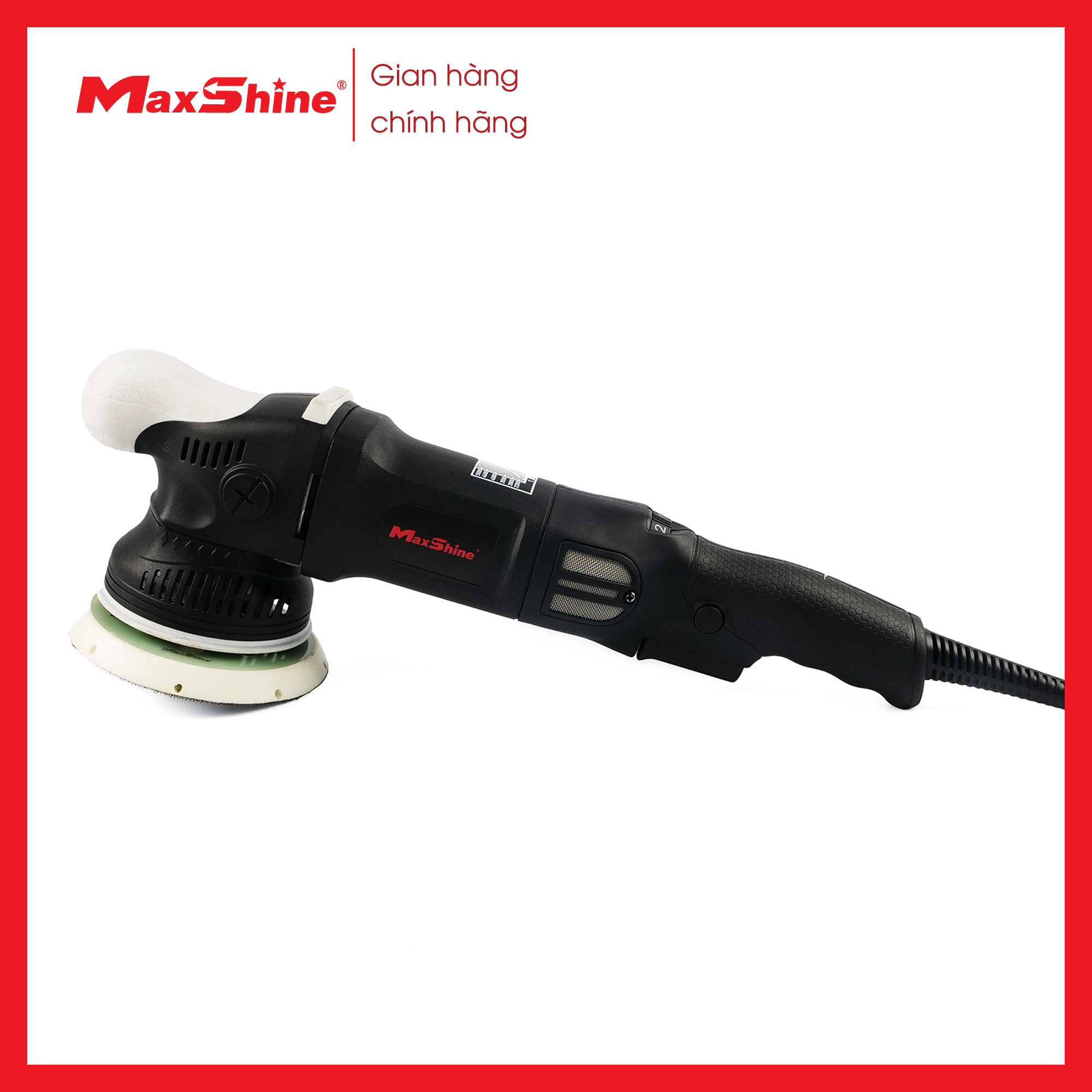 Máy đánh bóng lệch tâm DUAL ACTION POLISHER - DA Maxshine M15 Pro, 5 inch quỹ đạo 15mm, 1000W, số 6 cấp tốc độ ổn định, tải lớn, đánh bóng cực nhanh