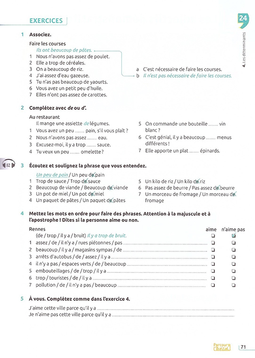 Sách học tiếng Pháp: FOCUS : Grammaire du français + CD audio + corrigés + Parcours digital - Luyện ngữ pháp