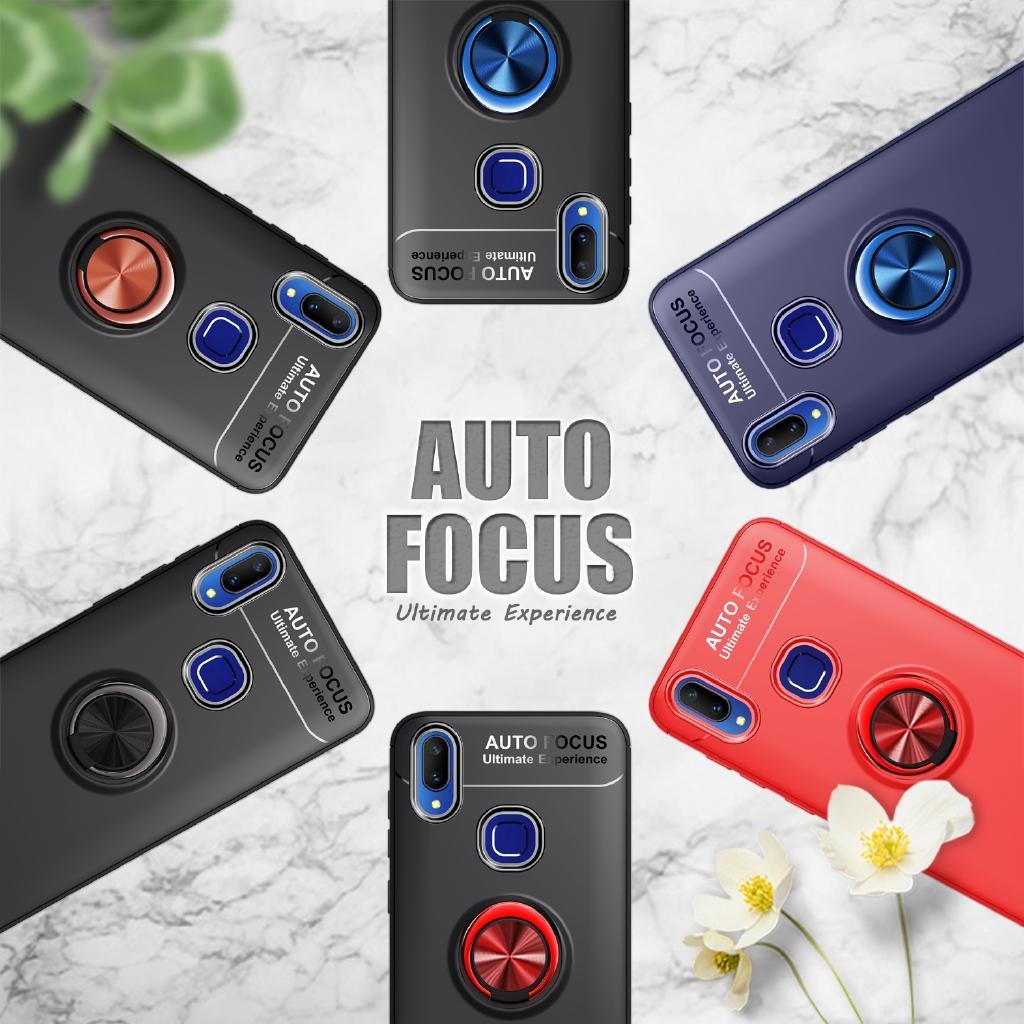 Ốp điện thoại silicone mềm có vòng nhẫn từ tính cho Vivo V11 / V11 Pro / V11i