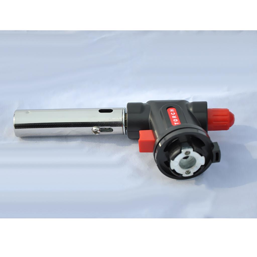 2x/set Burner Butane Gas Blow Torch Hand Ignition Camping Welding Iron BBQ