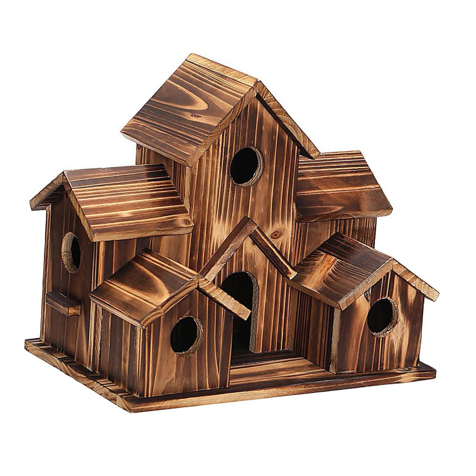 Bluebird Finch Cardinals House Hanging Bird House for Backyard Yard Outdoor