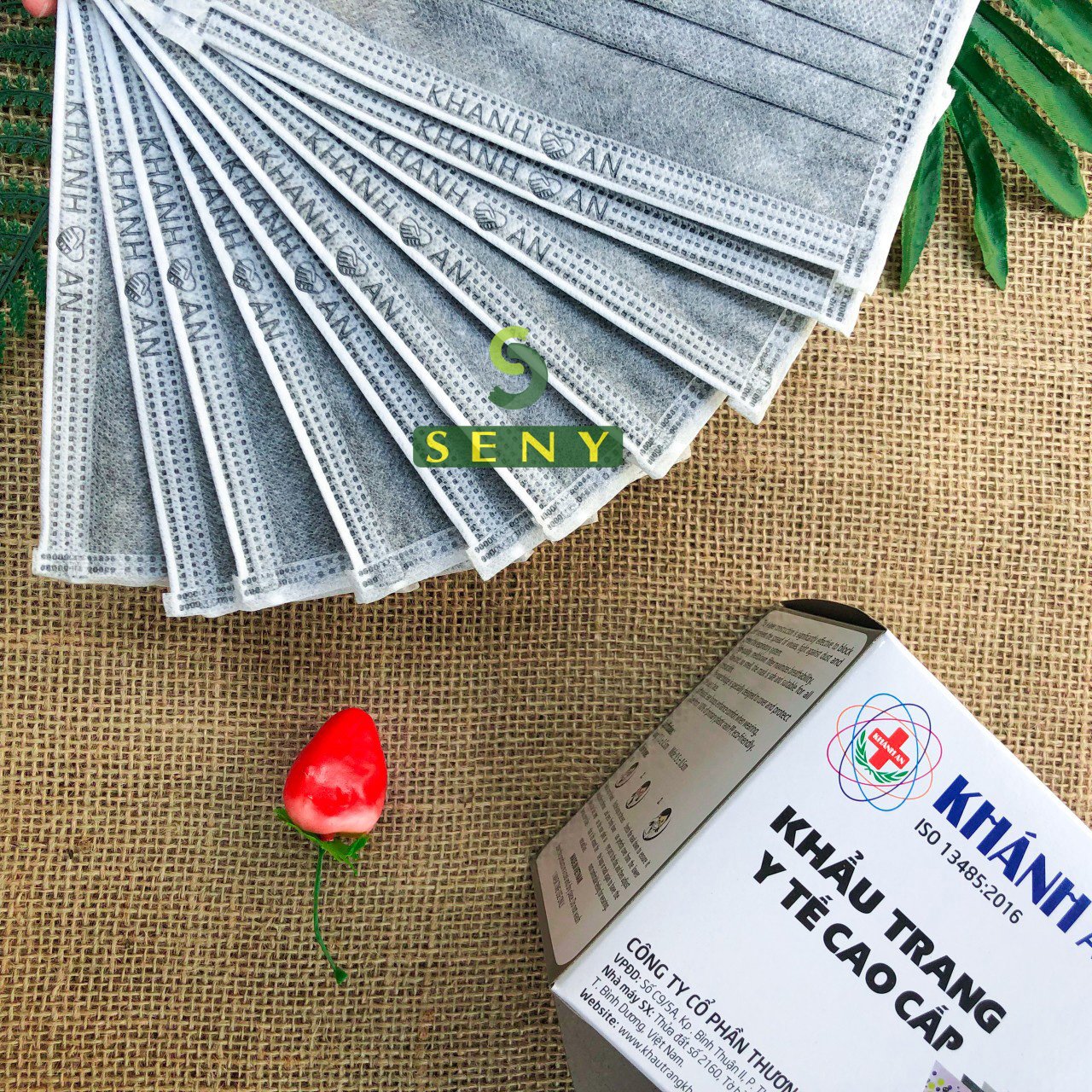 Khẩu trang y tế 4 lớp kháng khuẩn cao cấp Khánh An hộp 50 cái K02