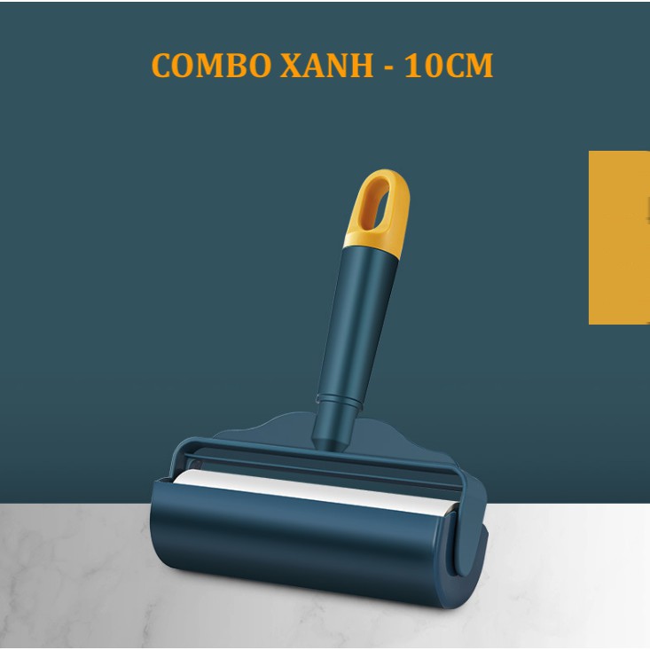 Cây lăn bụi giường, quần áo, chăn, thảm, lăn giường,... Con lăn bụi, Cây lăn đa năng cao cấp, lõi lăn 60 lớp siêu dính