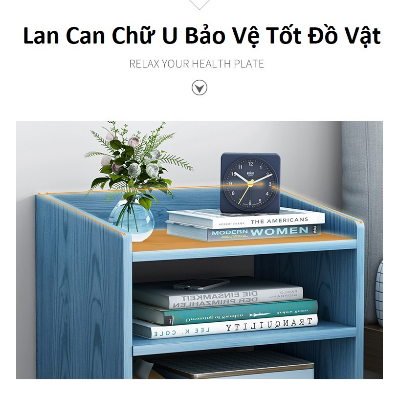 Kệ Tủ Đầu Giường Gỗ Cao Cấp FIVO FT33 Đa Dạng Mẫu Mã, Phong Cách Châu Âu Sang Trọng, Thiết Kế Hộc Tủ Tiện Lợi