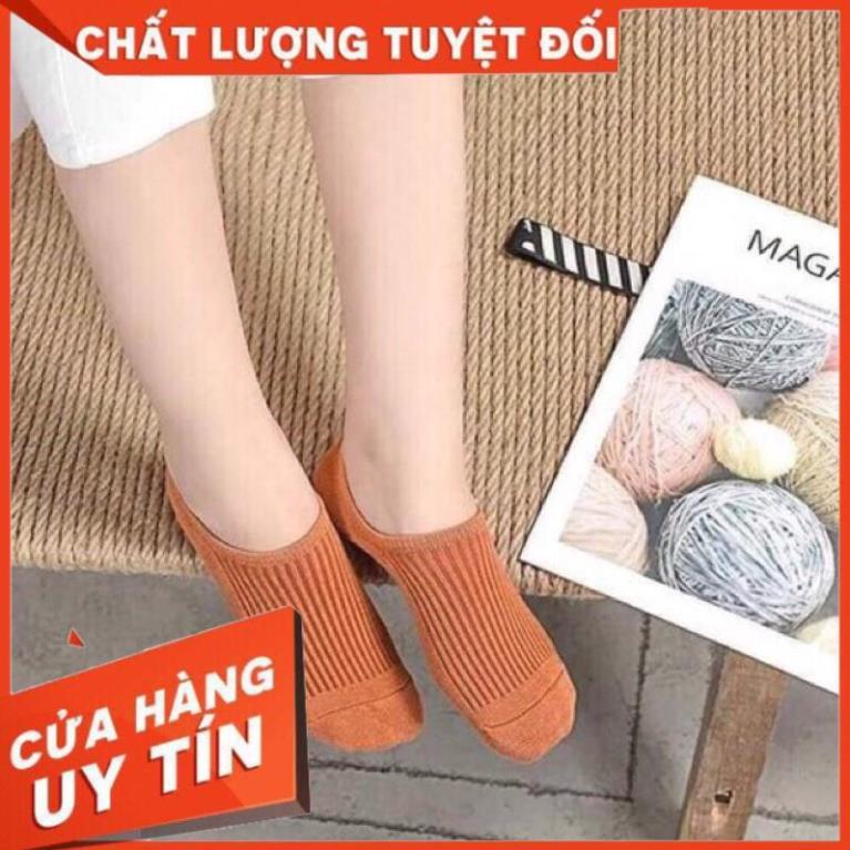 1 Đôi Tất Hài Cotton Gân Nữ Loại Đẹp