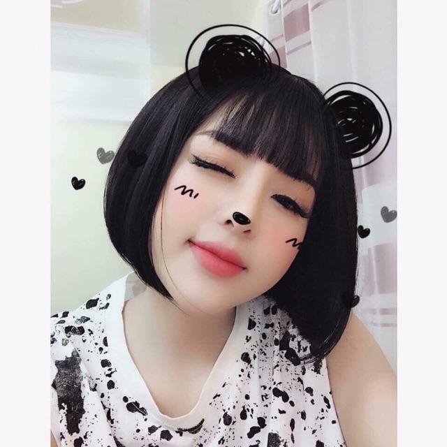 Tóc Nguyên đầu ngắn vic cụp tặng lược chuyên dụng + lưới chùm đầu
