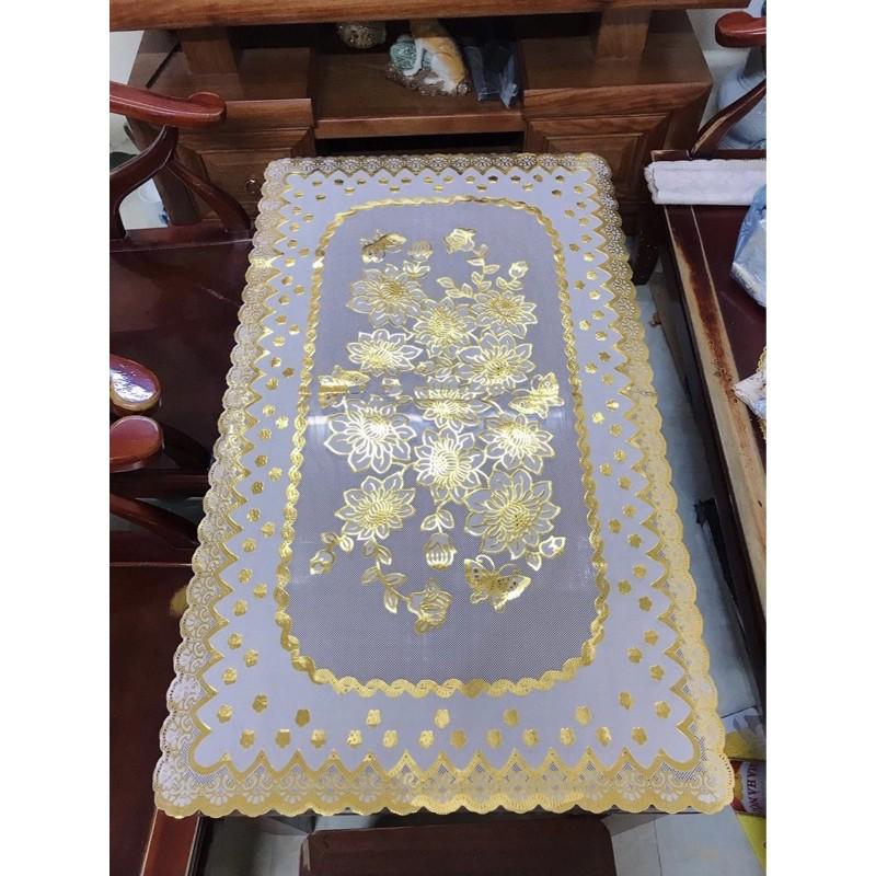 Khăn trải bàn Ren Hoa 60x100cm - HÀNG ĐẸP