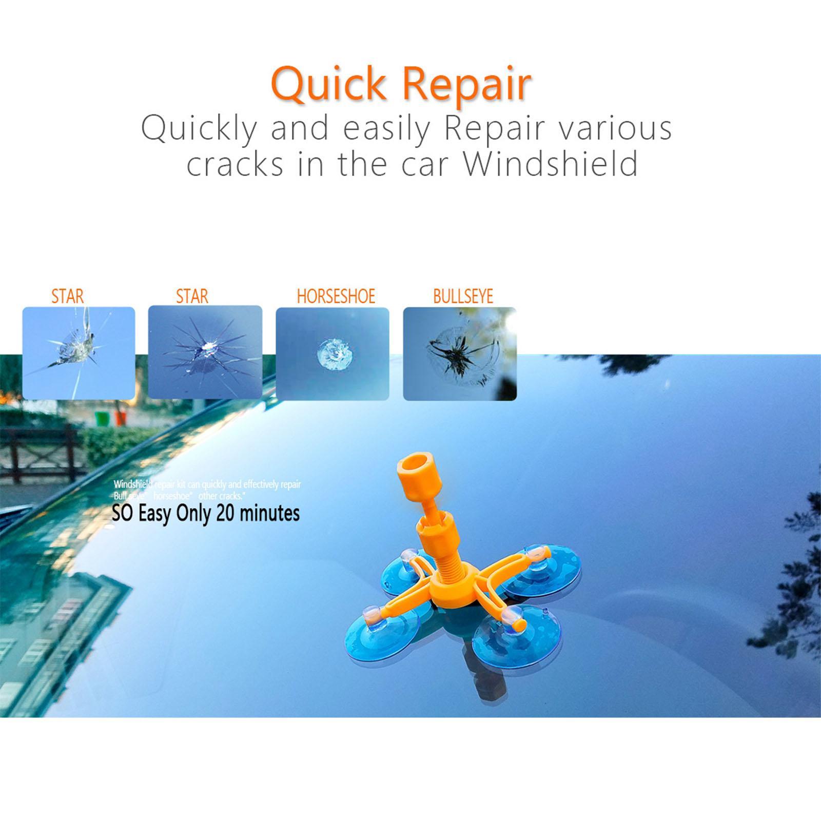 Car Windshield Repairing Kit for Chips and s Professional DIY