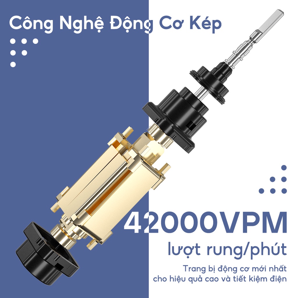 Bàn chải điện Sonic Seago SG-540 - Bảo hành 12 tháng