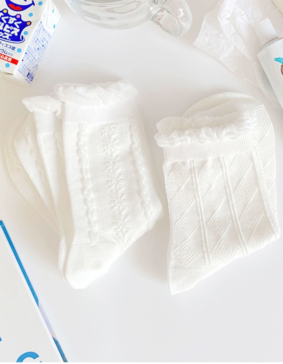 SET 5 ĐÔI TẤT VỚ NƠ NỮ DỄ THƯƠNG MÃ 50 DÀNH CHO NỮ