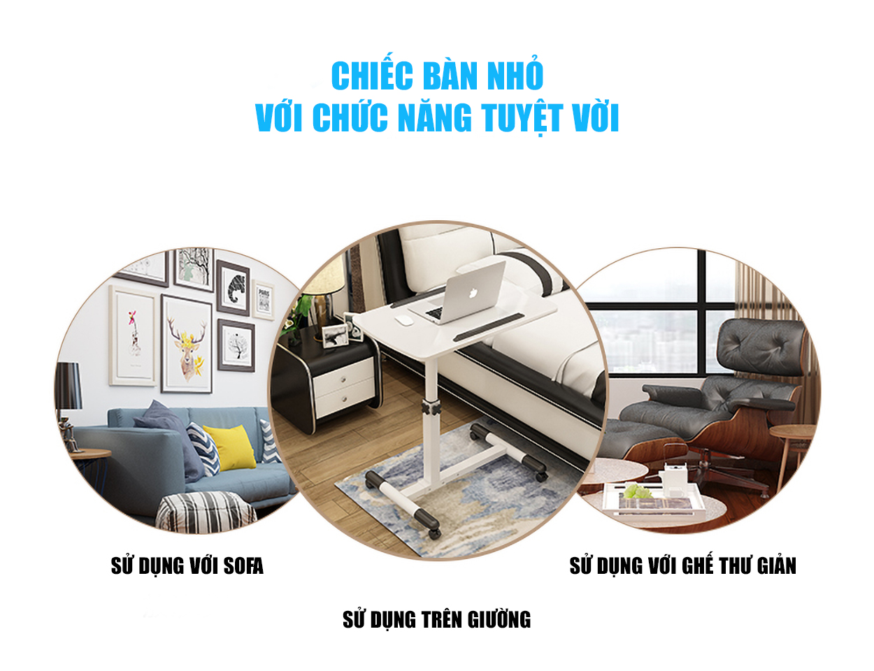 Bàn Học Tập Đa Năng Xoay 360 Độ Cho Mọi Lứa Tuổi - Bàn Học Sinh