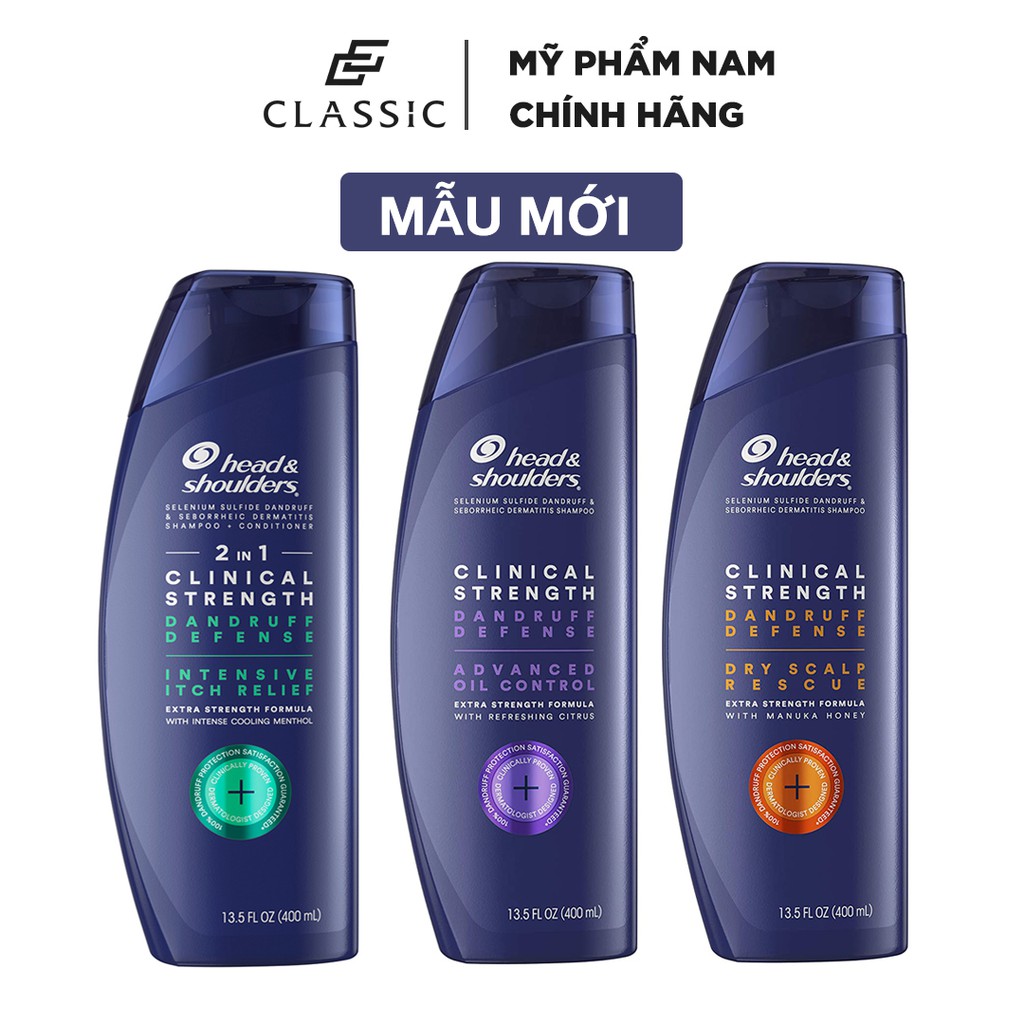 Dầu gội đầu Head&Shoulders Clinical Strength Advanced 400ml - USA