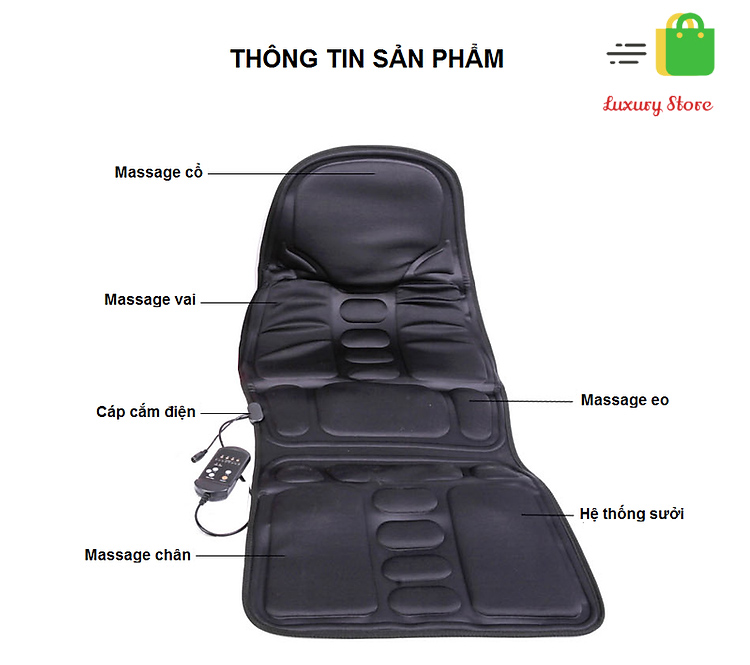 Đệm thư giãn toàn thân massage