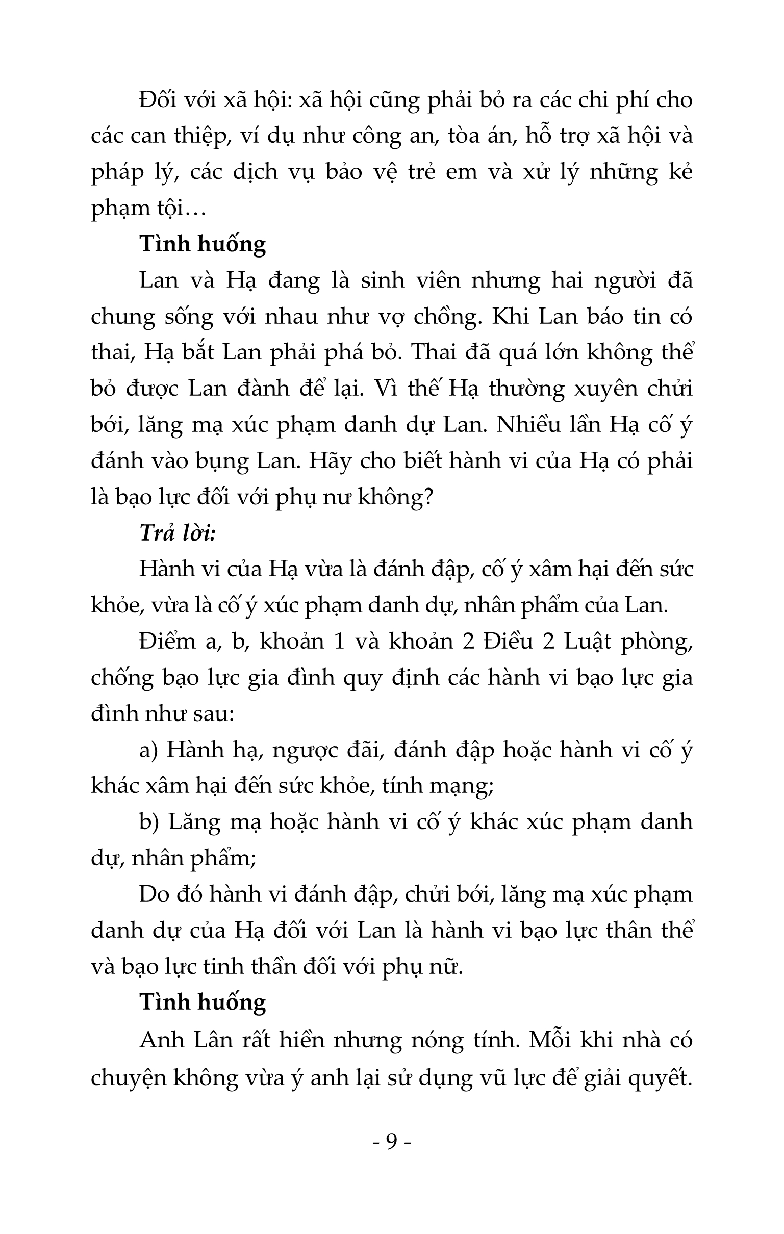 Ngăn Chặn Bạo Lực Đối Với Phụ Nữ Và Trẻ Em Gái