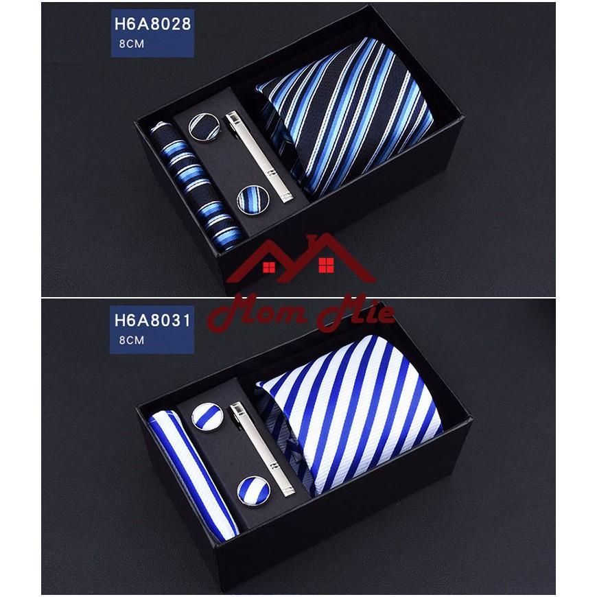 Bộ cà vạt nam dự tiệc, quà tặng H6A