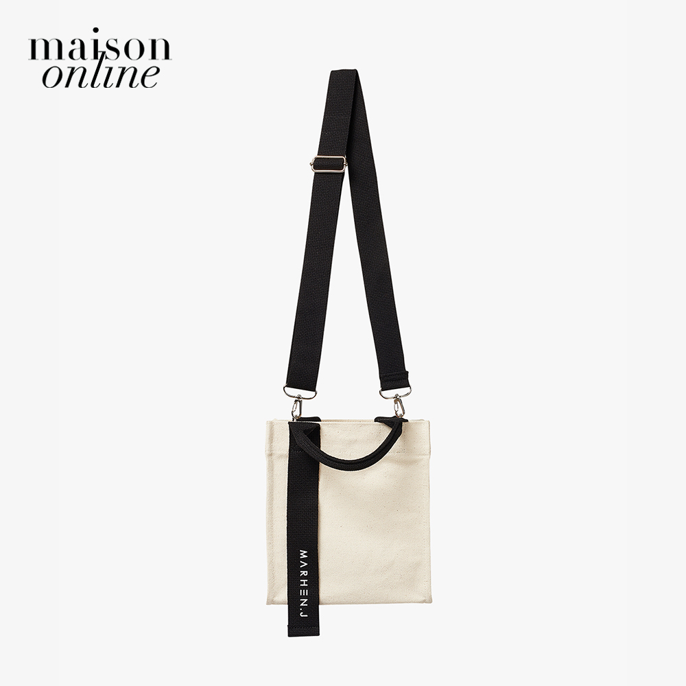 Marhen.J - Túi đeo vai chữ nhật vải bố Ricky Mini MJ18BRCKMN-CV