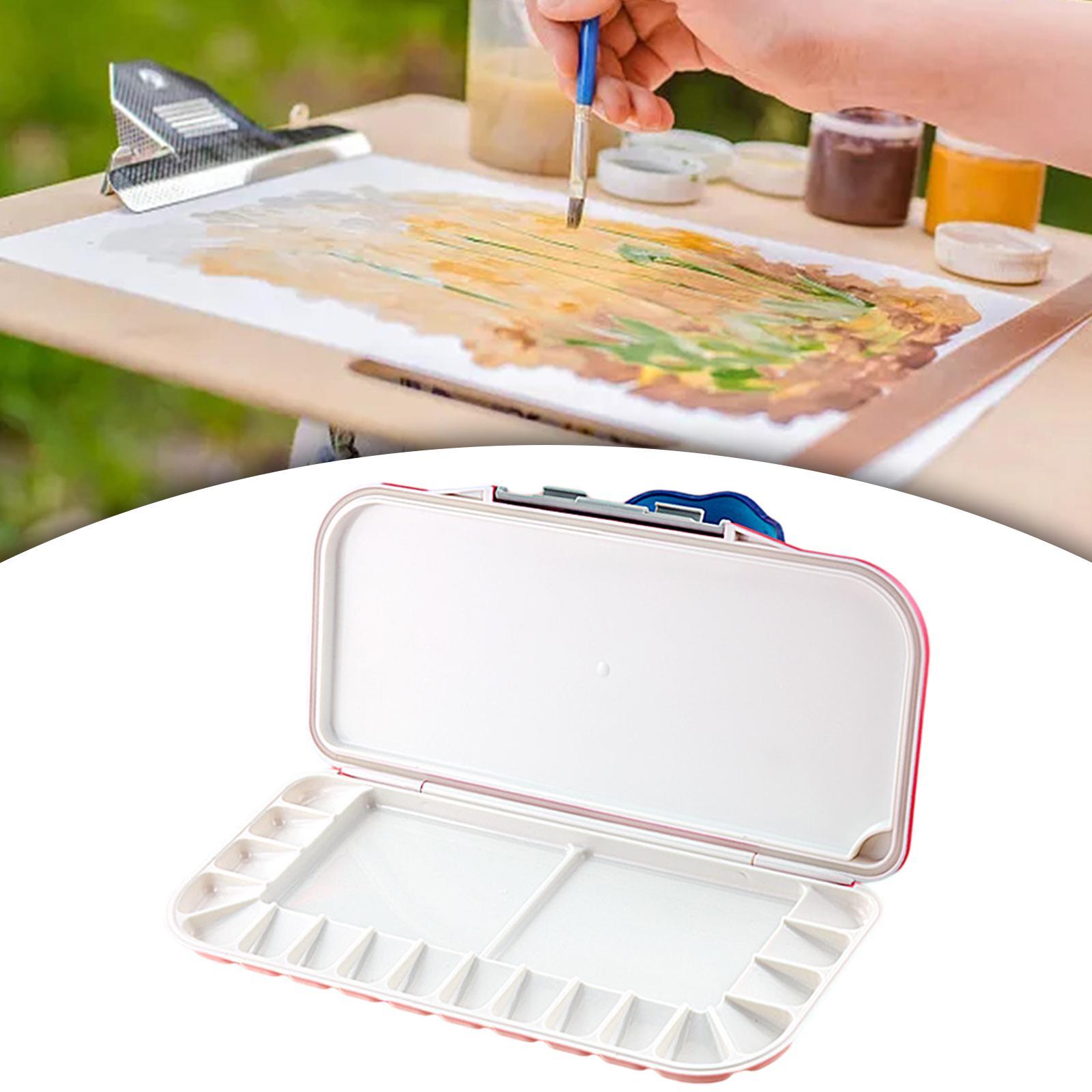 Watercolor Palette Empty Folding Paint Tray for Oil Painting Gouache Acrylic