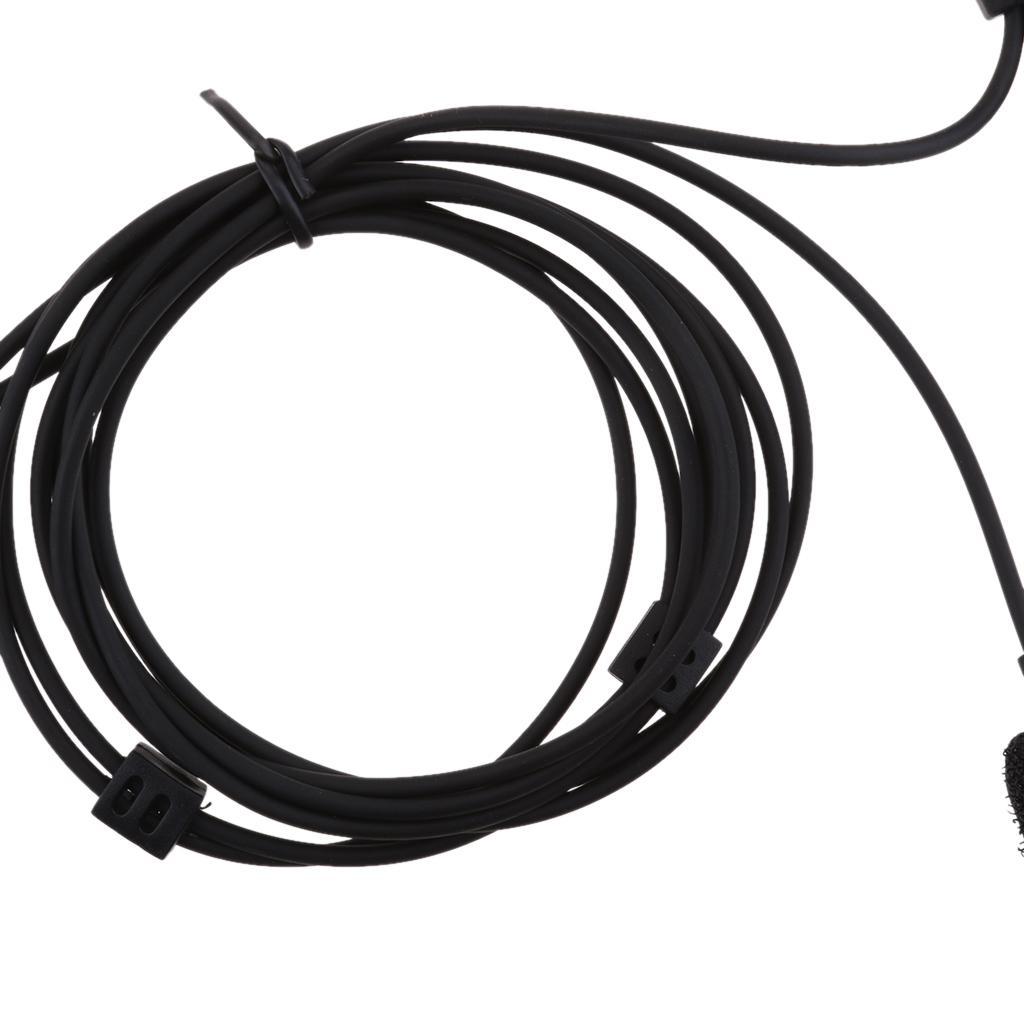 2X Flexible Throat Microphone  Acoustic Tube Earpiece Finger PTT Headset