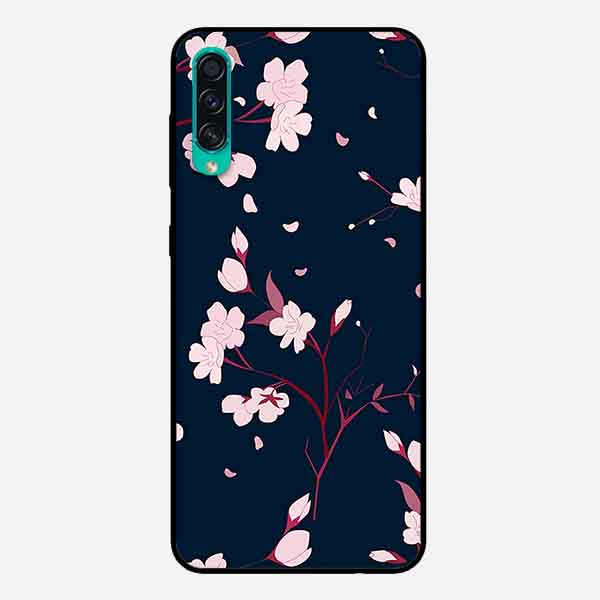 Ốp Lưng in cho Samsung A50 Mẫu Hoa Đào - Hàng Chính Hãng
