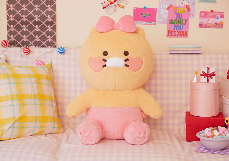 Gối Ôm Love Love Mega_Choonsik KAKAO FRIENDS Chính Hãng