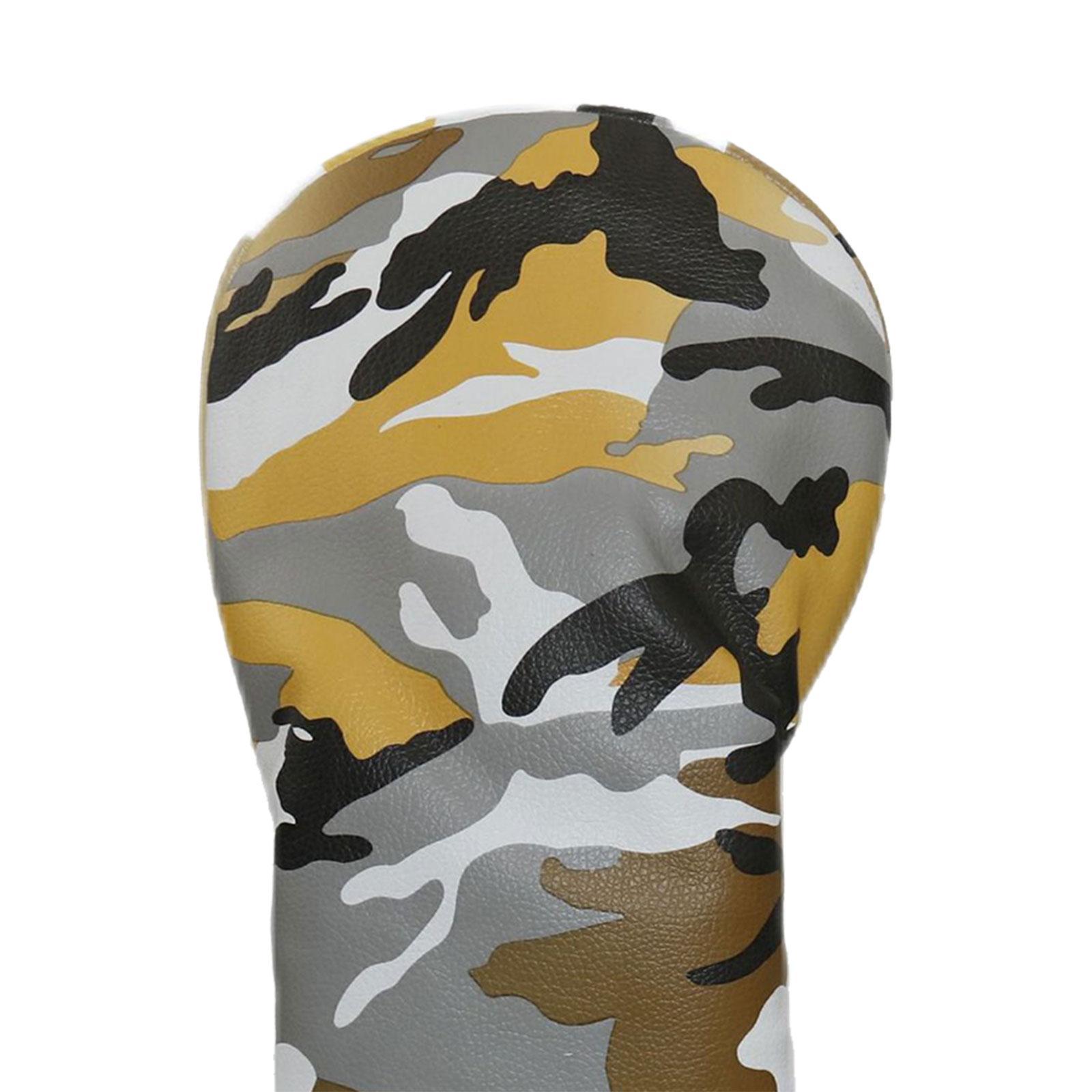 Golf Head Covers for Golf Clubs Golf Headcover Durable Scratch Resistant PU Golf Wood Headcovers for Golf Accessories Golfer Gift