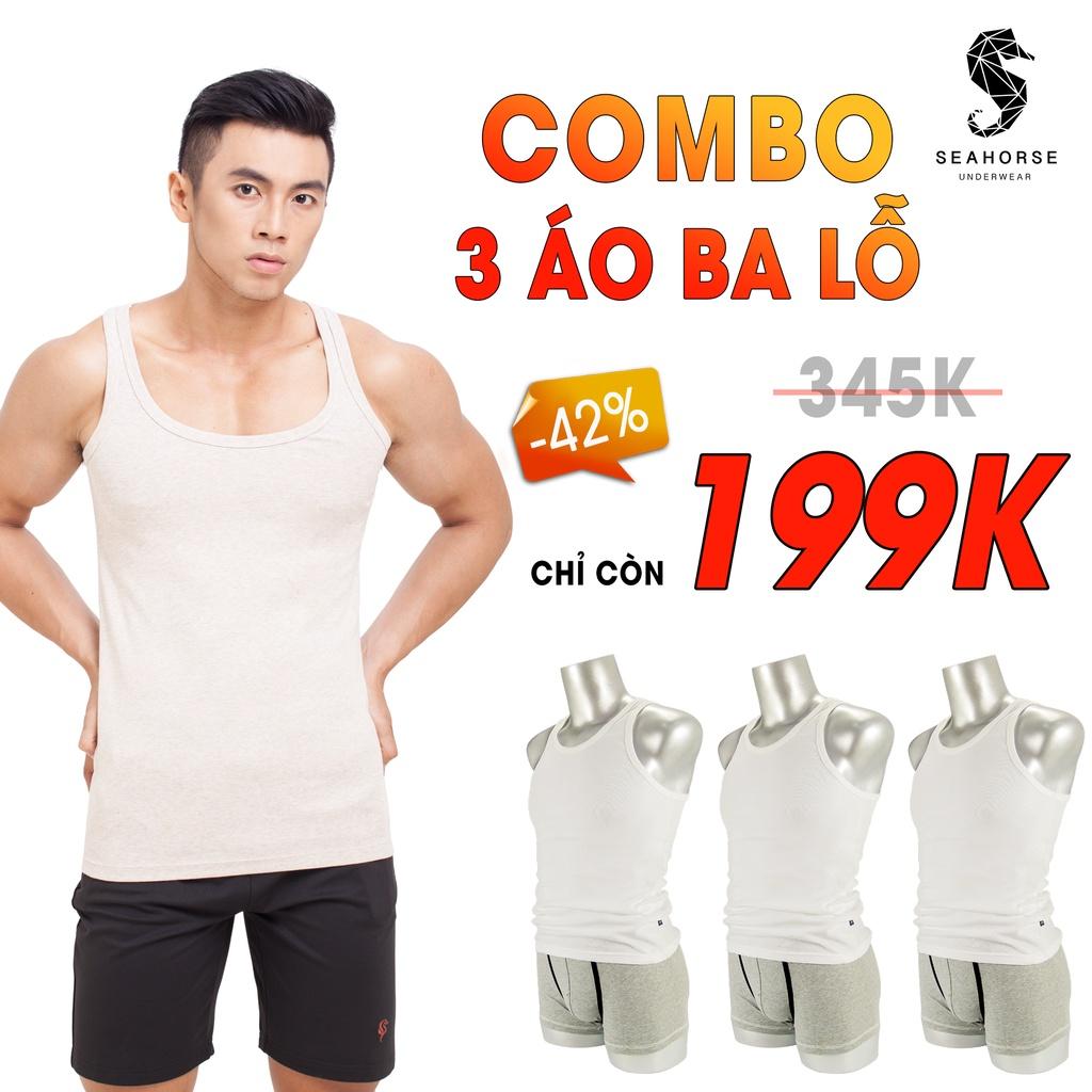 COMBO 3 ÁO BA LỖ NAM