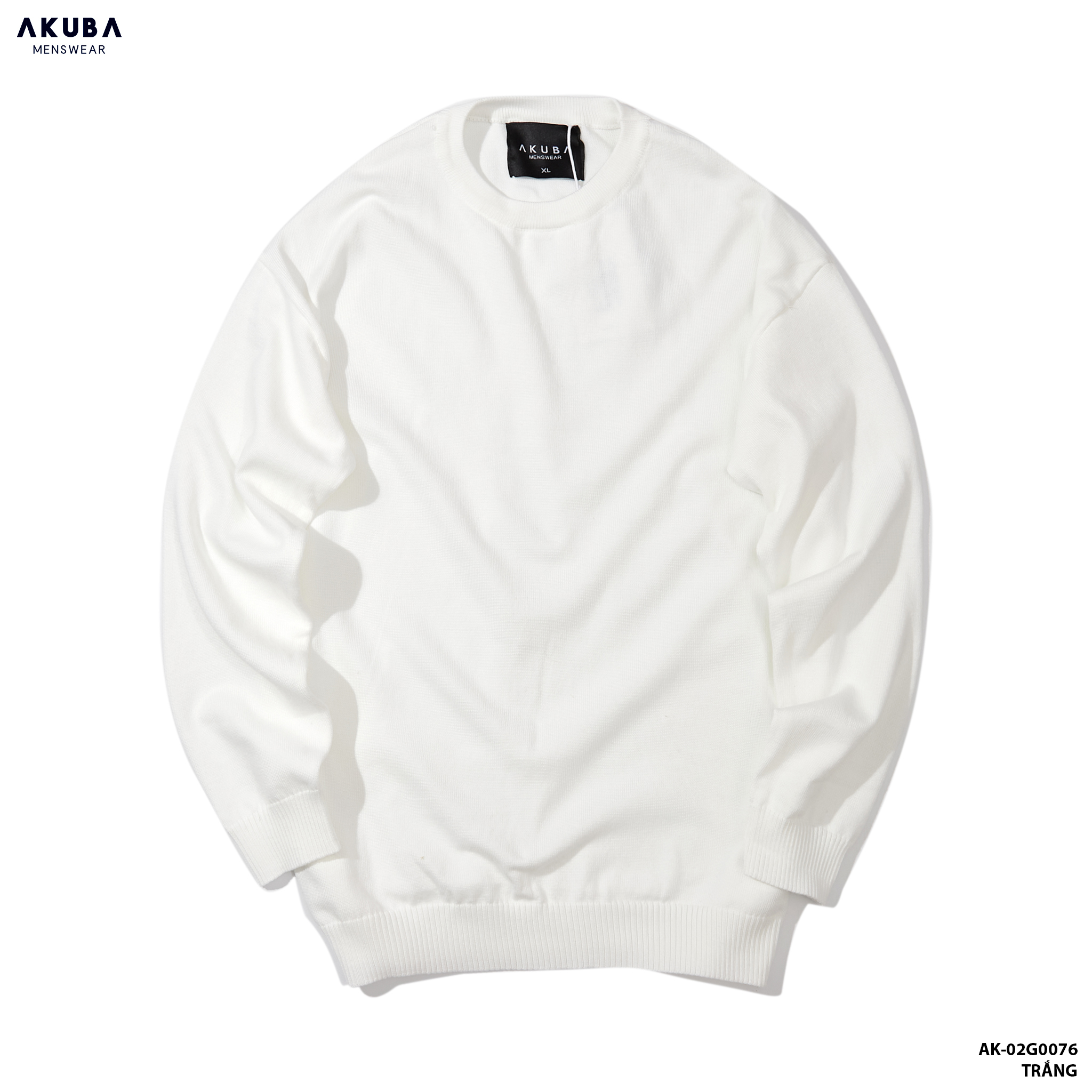 Áo khoác len nam AKUBA dệt họa tiết form regular thoải mái, mặt áo mềm mịn, giữ ấm tốt, áo nhẹ, thoáng khí 02G0076