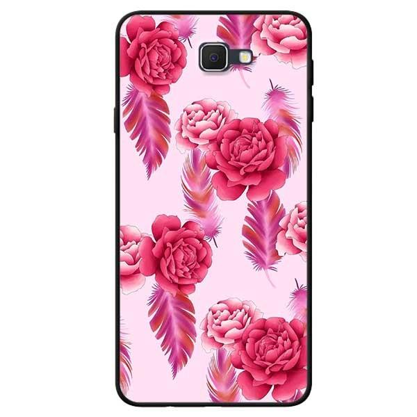 Ốp lưng dành cho Samsung J3 Pro - J7 Pro - J5 Prime - J7 Prime mẫu Mẫu Đơn Nền Hồng