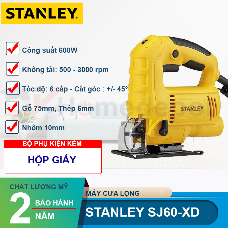 Máy cưa lọng 600w Stanley SJ60