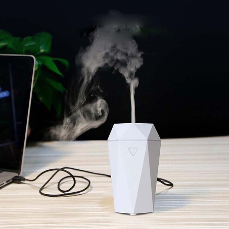 USB Máy Tạo Độ Ẩm Không Khí Thơm Xe Ô Tô Không Khuếch Tán Tinh Dầu Thông Thơm Humidificador Thoáng Mát Phun Sương Tạo Cho Xe Hơi Thơm Nhà