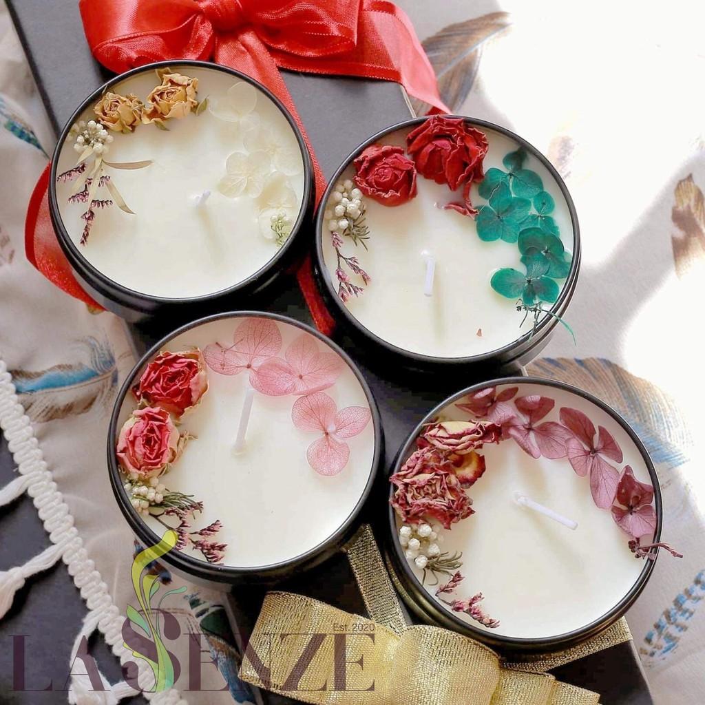 Nến Thơm Tinh Dầu không khói sáp đậu nành - Happy Flowers Scented Candle