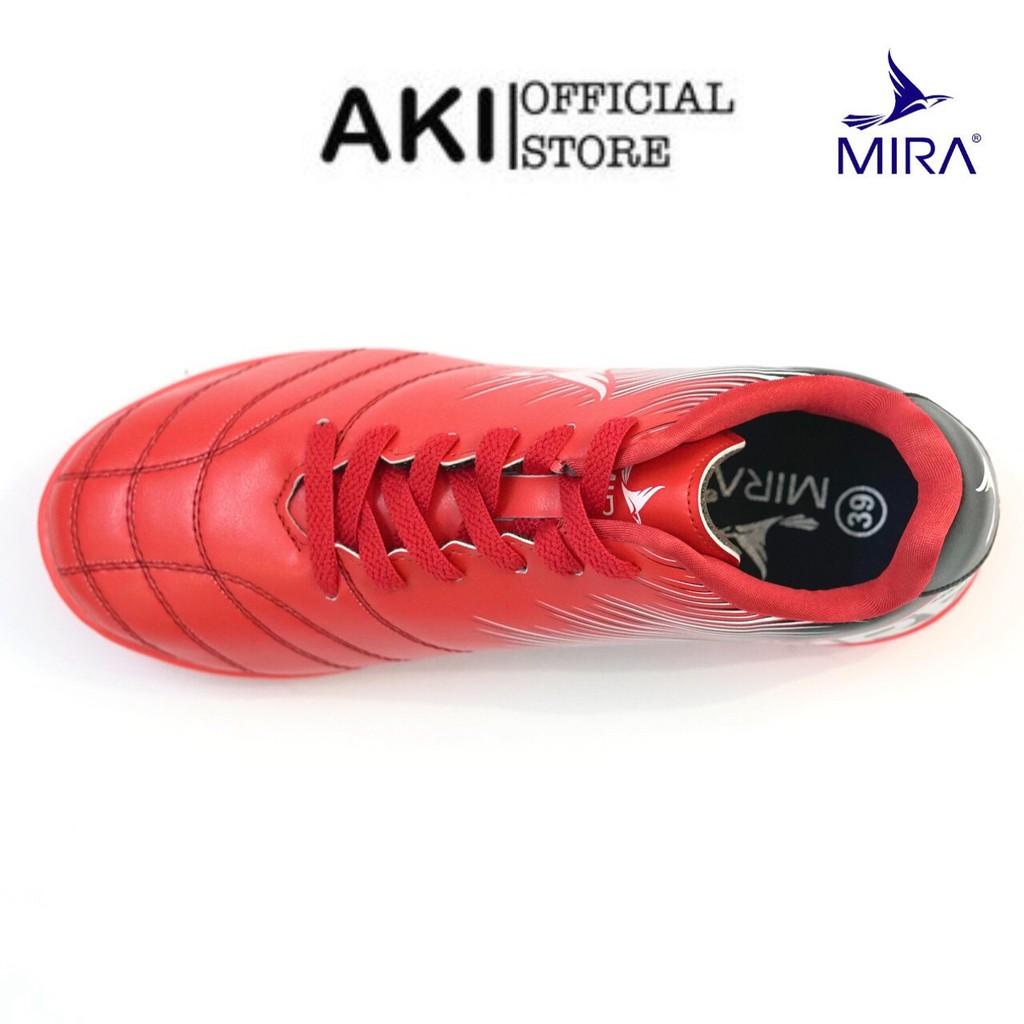 Giày đá bóng cỏ nhân tạo Mira Pro Đỏ thể thao nam chính hãng đẹp rẻ - PR001
