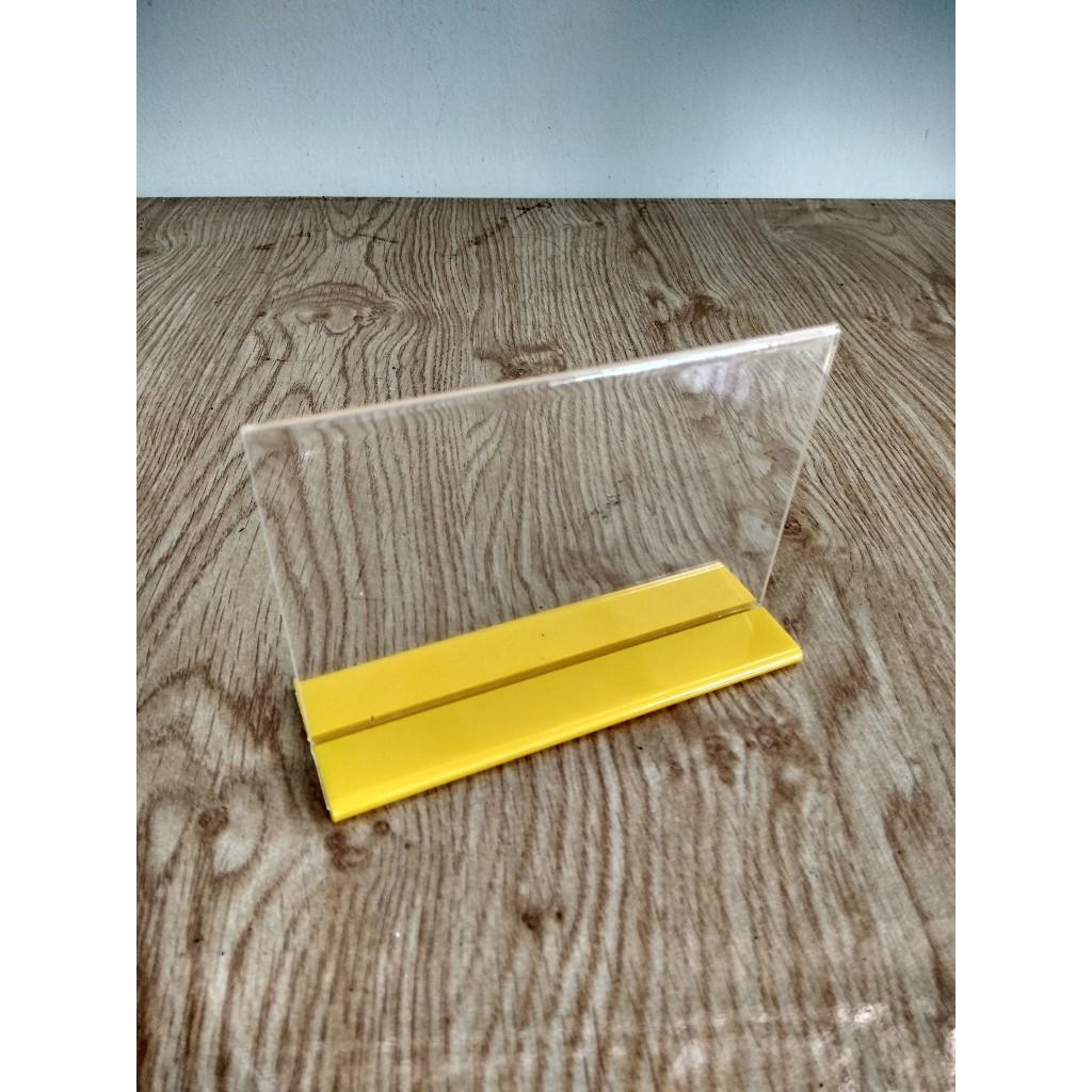 MENU MICA A5 15x21cm ĐẾ LÙA , Ngang và Dọc, Đủ màu
