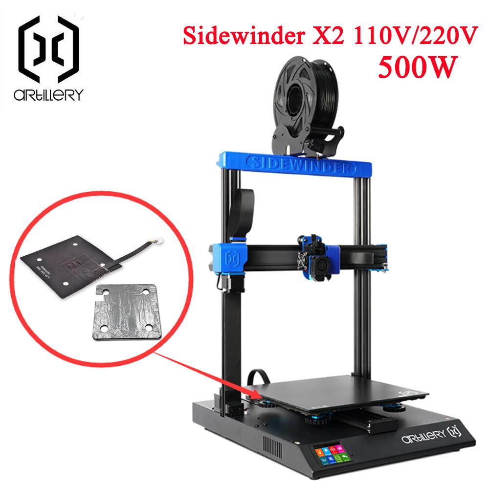 Máy in 3DArtillery Sidewinder SW-X2 Và Genius Pro Bộ cầu chì bông sưởi ấm giường nóng 110V/220V
