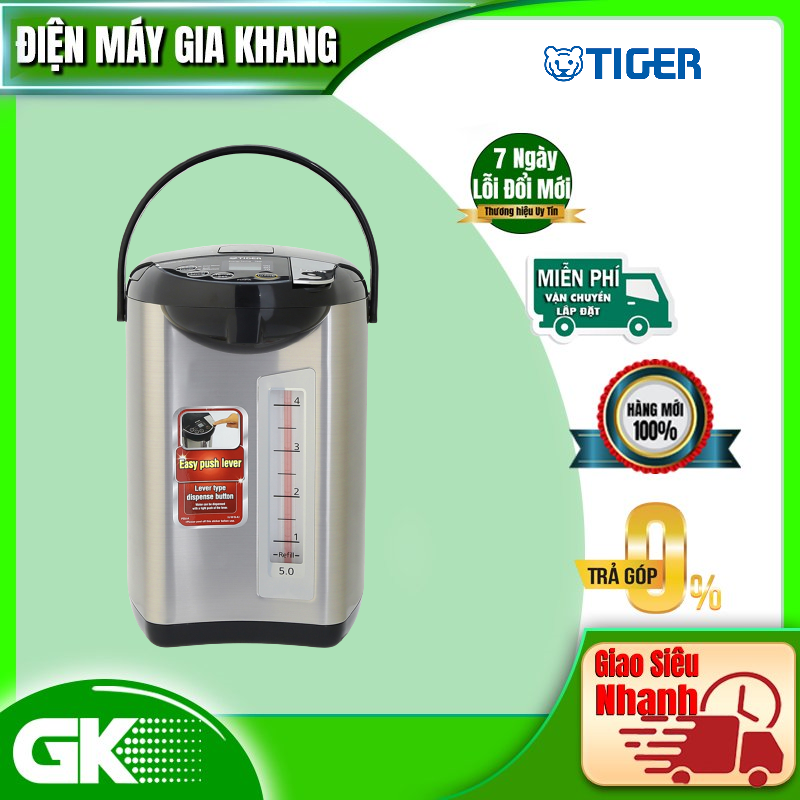 Bình thủy điện tử Tiger PDU-A50W (5.0L) - Original