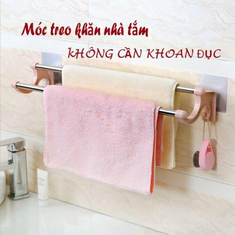 Giá treo khăn nhà tắm dán tường