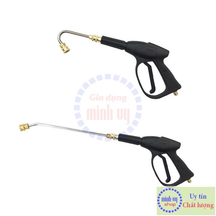 Ống nối dài uốn cong 30° 90° U nối nhanh béc phun gắn s.úng xịt rửa - Ren nối nhanh 1/4in - Gia dụng Minh Vy