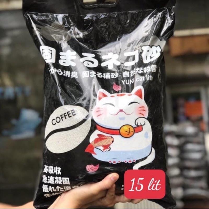 Cát vệ sinh cho mèo Cát Nhật Yuki 16L