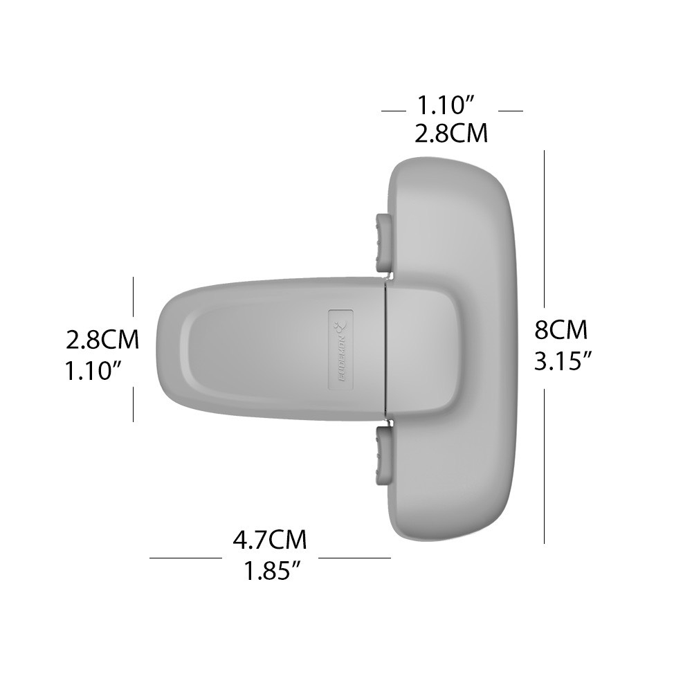 Khóa Nhựa Chốt Cánh Cửa Tủ Lạnh, Chốt Khóa Giữ An Toàn, Chắc Chắn Bảo Vệ Cho Em Bé, An Tâm Tiện Dụng Cho Mẹ, Kingler 3105