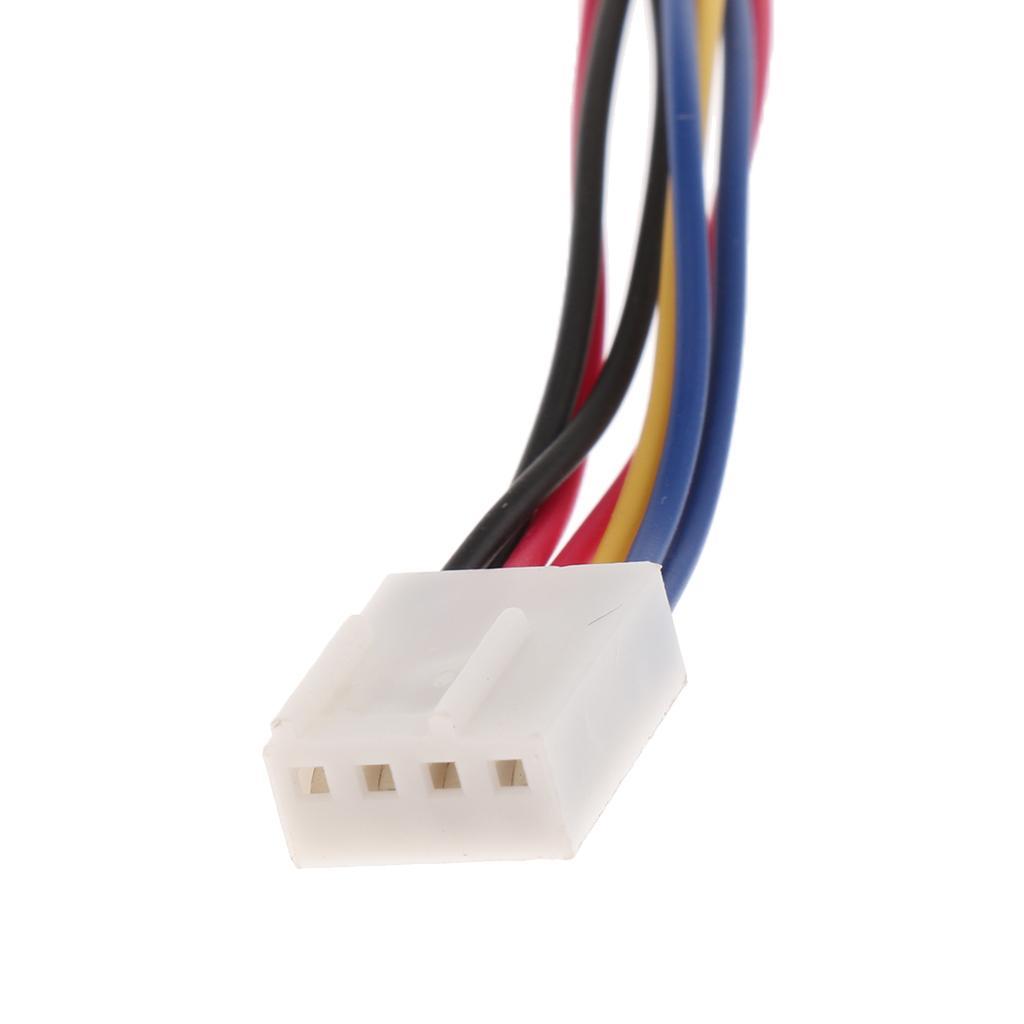 CPU Case PWM 3/4pin Fan 2 Way Splitter Extension Power Cables 260mm